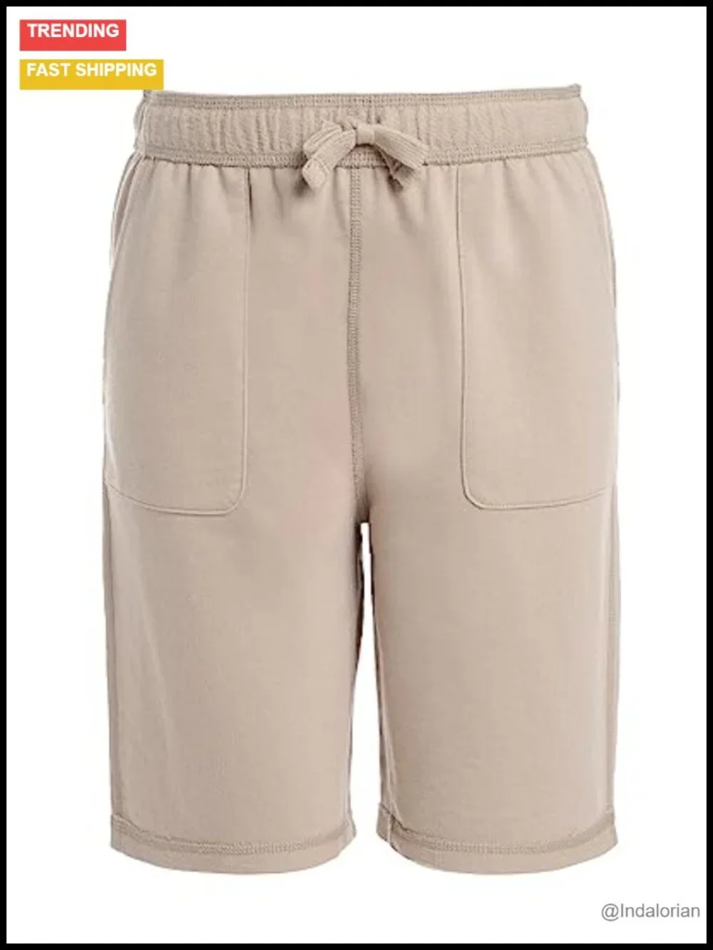 Sensory-Friendly French Terry Shorts, Pull-On, School Uniform Approved